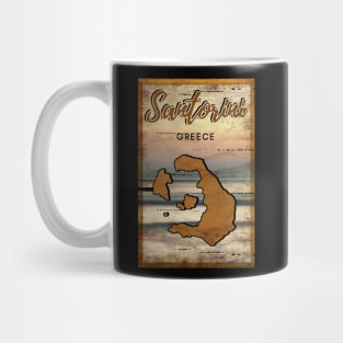 Santorini Greece Mug